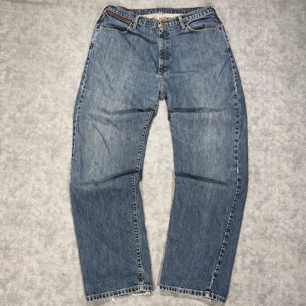 VTG Polo Jeans Co Norfolk Relaxed straight blue streetwear jeans mens 36x34